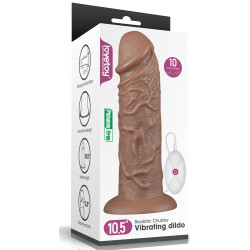 LoveToy Gode vibrant Chubby Dildo 23 x 6.5 cm Marron